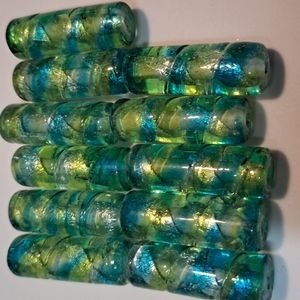 Gorgeous vintage handmade beads for jewelry making